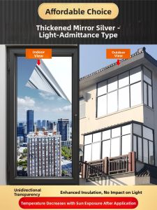 YEKAI | Sun Protection Heat Insulation UV Protection One-way Transparent Privacy Window Film