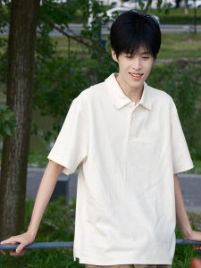 Youth Summer Loose Simple Solid Color T-Shirt
