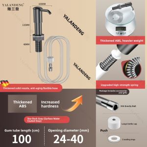 YALANDENG | Dish Soap Dispenser Kitchen Sink Universal Leakproof Extendable Pump