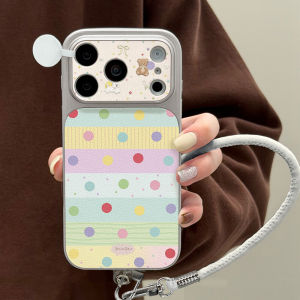 Cut Bear Dog Lambskin Phone Case For Samsung S26 Ultra S25 Ultra S24 S23 FE S24 FE 5G S26 Plus Silicone Cover Funda Shockproof