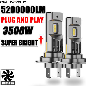 H1 H7 Led Light for Car 5200000LM Super Bright Spotlight Plug And Play LED Headlight Bulb 6000K Upgrade Turbo Headlamp Fog Lamp