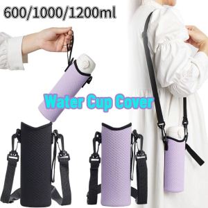 Water Bottle Carrier Bag with Adjustable Shoulder Strap Insulated Water Bottle Cover for 600/1000/1200ML Cup Accessorie