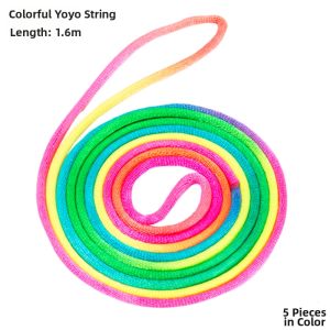 WOWEIAOKUANG | Rainbow Color Retro Hand-held Flower String Game Toy Rope