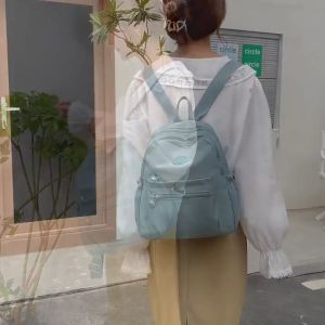 (MG)Women Fashion Backpack Bucket Shoulder Travel Bag Beg Galas Tangan Wanita Lady Perempuan Murah