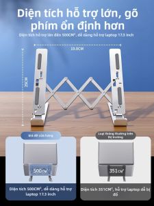 caibeike | Giá Đỡ Máy Tính Xách Tay Tăng Chiều Cao và Làm Mát Hợp Kim Nhôm