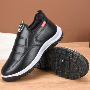 Winter Anti-slip Warm Cotton Shoes Waterproof Fleece Lined