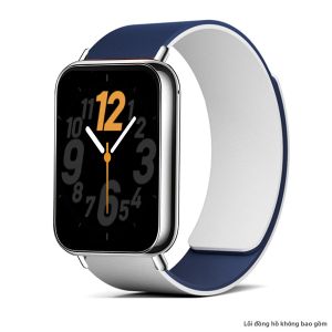 Dây Đeo Tay Thể Thao Silicon Từ Tính Dành Cho Redmi Watch 6 Active/Lite/6/5/4 Họa Tiết Vải Thiều Tương Thích Với Xiaomi MiBand 10 Pro 9 Pro 8 Pro