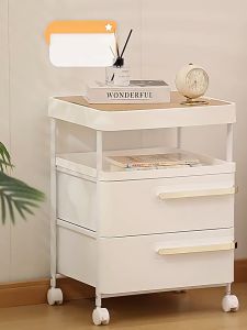 Nicedeal 1 Layer Multifunction bedside storage cabinet table home shelf simple drawer space savers
