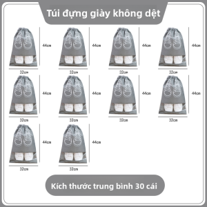 MONLEYTA | Túi đựng giày du lịch có dây rút Túi đựng giày chống bụi chống thấm nước chống mốc Túi đựng giày nhỏ gọn Túi đựng giày