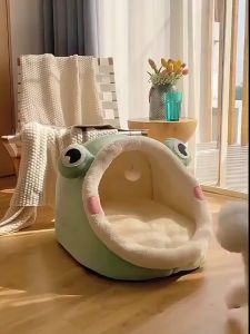 Sun Pet Outlet Cat Bed dog bed Cartoon Pet Bed Foldable Removable Washable Pet Sleeping Bed for Cat Dog House Pet Nest