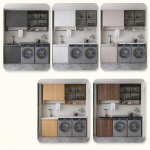 MAKEMINGTUO | Customizable Large Size Washing and Drying Machine Cabinet Rock Plate Aluminum Honeycomb Structure Adjustable Height