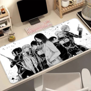 Bandai | HD Printing A-Attack on T-Titan Anime Gaming Mouse Pad Desk Mat Non-slip Rubber Base Lock Edge for PC Laptop Keyboard Mat Gift