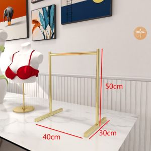 Free Standing Clothing Store Underwear Display Rack Iron Material Easy to Assemble Metal Shelf for Socks Shorts And Bras