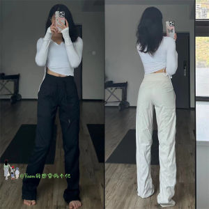 New Arrival from Lido Pants Sporty Slim Straight Leg Long Trousers Dance Studio 2025 Summer High Waist Casual Pants