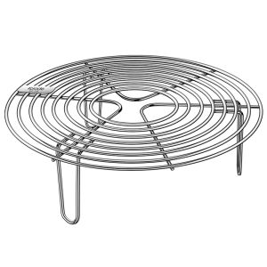 [China Plug Without Adapter] Korade | Air Fryer Rack Oil Filter Grill Net Double Layer Baking Tray