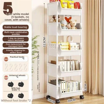 ZIYINGCHA | Narrow Slit Floor-standing Storage Cabinet