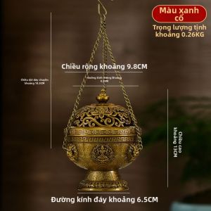 ZANGLAOMIAO | Bình Đốt Hương Treo Tường Phong Cách Tây Tạng Cho Phòng Khách Đục Trống