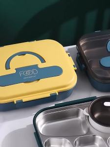 MOLORE | Microwaveable Stainless Steel Bento Box for Work and School