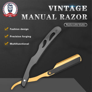 Barber Hair Beard Brush Comb Razor Curly Cutting Male Shaving Mens Safety Shaver Barbers Razor Blade Haircut Hairdressing Accessories Hairstyles Tool