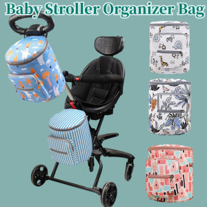 Large Capacity Stroller Bag Multifunctional Mommy Shoulder Bag Portable Baby Diaper Bag Baby Bottle Cup Bag