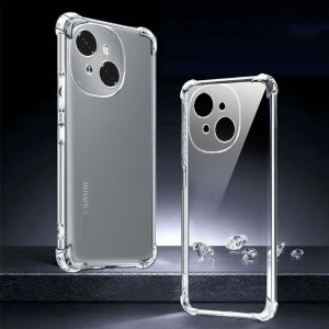 Luxury Phone Case For Tecno Spark Go 1 Shockproof Case For Tecno Spark Go 2025 2024 2023 2022 2021 Transparent Soft Silicone Protective Back Cover Fashion Dustproof Casing