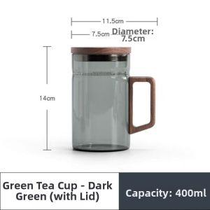 Tea Water Separation Glass Cup