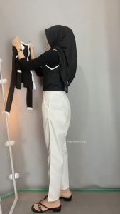 Atasan Tanktop Cardigan Set Lengan Panjang Kekinian Rajut Premium | Baju Atasan Wanita Tanktop Cardigan Lengan Panjang Rajut Premium Mewah Elegan | Cardigan Set | Baju Atasan Rajut  Wanita Terbaru