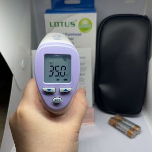 LOTUS Termometer Tembak Infrared Alat Ukur Suhu Badan Digital Sella Lotus Thermometer Thermogun
