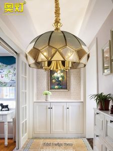 AODENG | Classic Multi-Room Copper Pendant Light