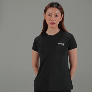 Terrel Sportswear Swift Tee Black Women