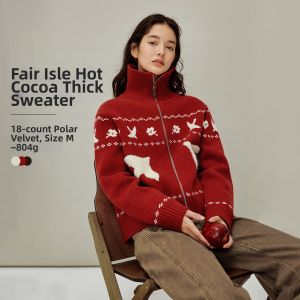 INMAN | Collar Casual Loose Knitted Cardigan Brown