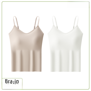 Miiow | Cat Woman Strap Vest Women Inner Wear With Chest Pad Anti Exposure Summer Seamless Ice Silk Sleeveless Top Backless Style