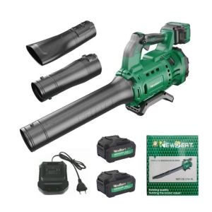 NEWBEAT NBT-CB-21A-BL 21V CORDLESS BLOWER C/W 2X 4.0AH BATTERY + 1X CHARGER