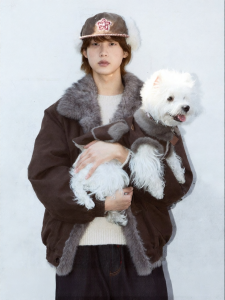 JNXS | Faux Mink Fur Warm Pet Dog Vest