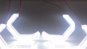 ไฟแองเจิลอายแบบคริสตัล LED สำหรับ BM F10 F11 F18 520i 523i 525d 528i 530d 530i 535d 535i M5