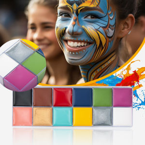 12-color oil-based body and face painting setprofessional face painting set stage carnival Halloween and Christmas makeup