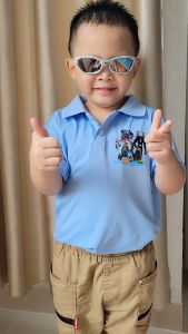 Áo Polo bé trai in hình Titan TV Man 3Titan Speakerman UpgradedTitan TV Man Upgraded cho bé 12kg-40kg