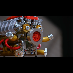 Building Blocks Toys Car Technic V8 Engine with Motor Toys Gifts for Mechanical Enthusiast