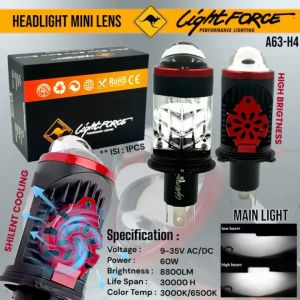 Lampu Depan Headlight billed Lens H4 PNP Plus Kipas MOTOR MOBIL model y7d zacro universal ninja scoopy vixion kaki 3 agya ayla avanza innova wuling brio fortuner ertiga dll honda yamaha suzuki promo discount model y7D zacro