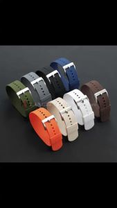 New Sports Fashion One Piece Watch Strap 20mm 22mm Silicone Rubber Watch Bands Wristband for Seiko for Omega for Tudor for Rolex