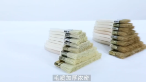 แปรงทาสี แปรงทาสีบ้าน แปรงขนสัตว์ ใช้ร่วมกับสีน้ำมัน และสีน้ำอะครีลิก สามารถใช้ทาบนพื้นผิวเรียบ ขนแปรงแน่นไม่หลุดง่าย