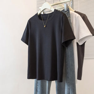 AIYITI | Summer New Plus Size Womens Unique Hook Flower Hollow Out Short Sleeve Tank Top And T-Shirt Set Comfortable Knitted Korean Style Loose Fit
