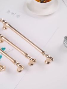 Cabinet Handles Kitchen Cupboard Door Pulls Drawer Knobs European Gold Furniture Handle Hardware