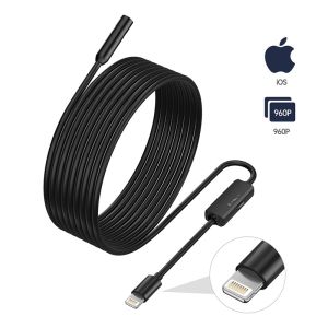 130W 8mm Endoscope Camera Waterproof Inspection Camera USB Car Endoscope Borescope IOS Endoscope for Iphone