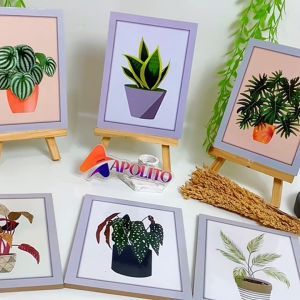 HIASAN DINDING BUNGA POT AESTHETIC (15x20) KAMAR DEKORASI RUMAH WALL DECOR