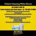 Patient body washing CLEANSING MITTS (8pcs/pack), Body wash glove, hygienic bathing alternative, Patient care, Cuci Badan. 