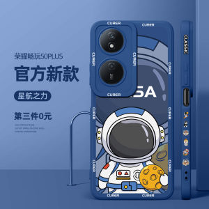 Honor Play 50 plus Phone Case Liquid Silicone Full Cover Anti-Fall Mens 40 plus Womens Protective Shell Punk Style Digital Accessories