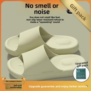 MONLEYTA | Odor-Resistant Mens Slippers Indoor Home Thick Bottom Non-Slip Silent EVA Summer Outdoor Wearable Slippers Simple Style Youth