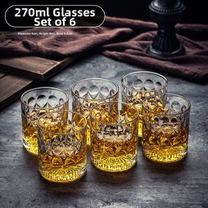 SENGAOPAI | Elegant Thick European Style Whisky and Beer Glasses Set
