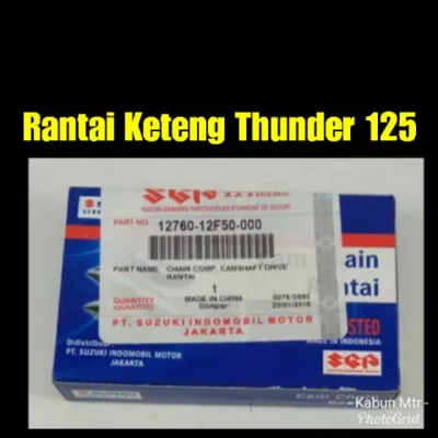 RANTAI KETENG THUNDER 125 RANTAI KETENG SUZUKI THUNDER 125 RANTAI KETENG ONLY SUZUKI THUNDER 125 RANTAI KAMPRAT TIMING SUZUKI THUNDER 125